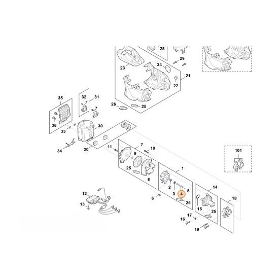 STIHL  Okrągły pierścień uszczelniający10x1,0 9645 945 7608